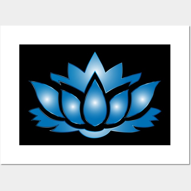 Lotus Flower Wall Art by Tamie